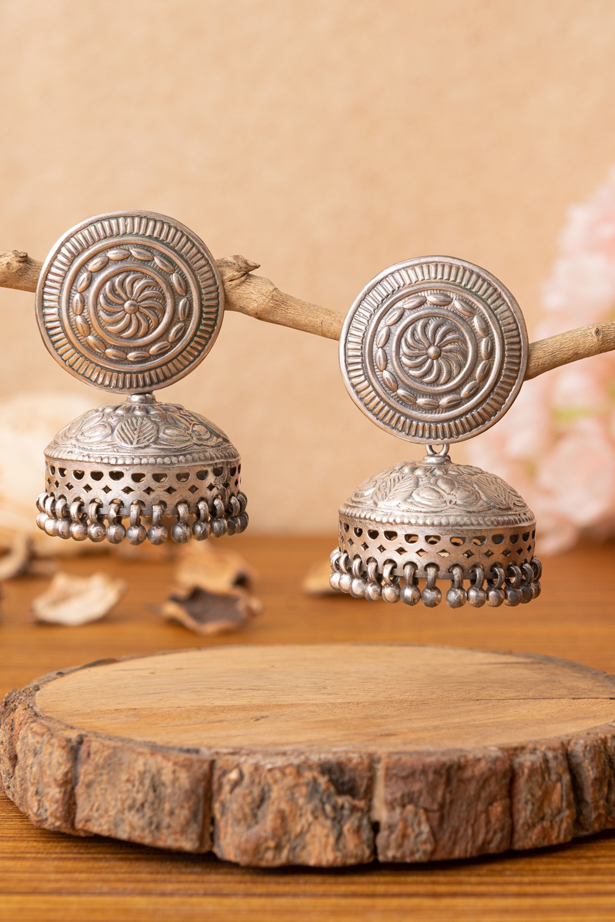 Ira - Shiny Silver Jhumka | Gulaal Ethnic Indian Designer Jewels | Buy  Earrings Online | Pan India and Global Delivery – Gulaal Jewels
